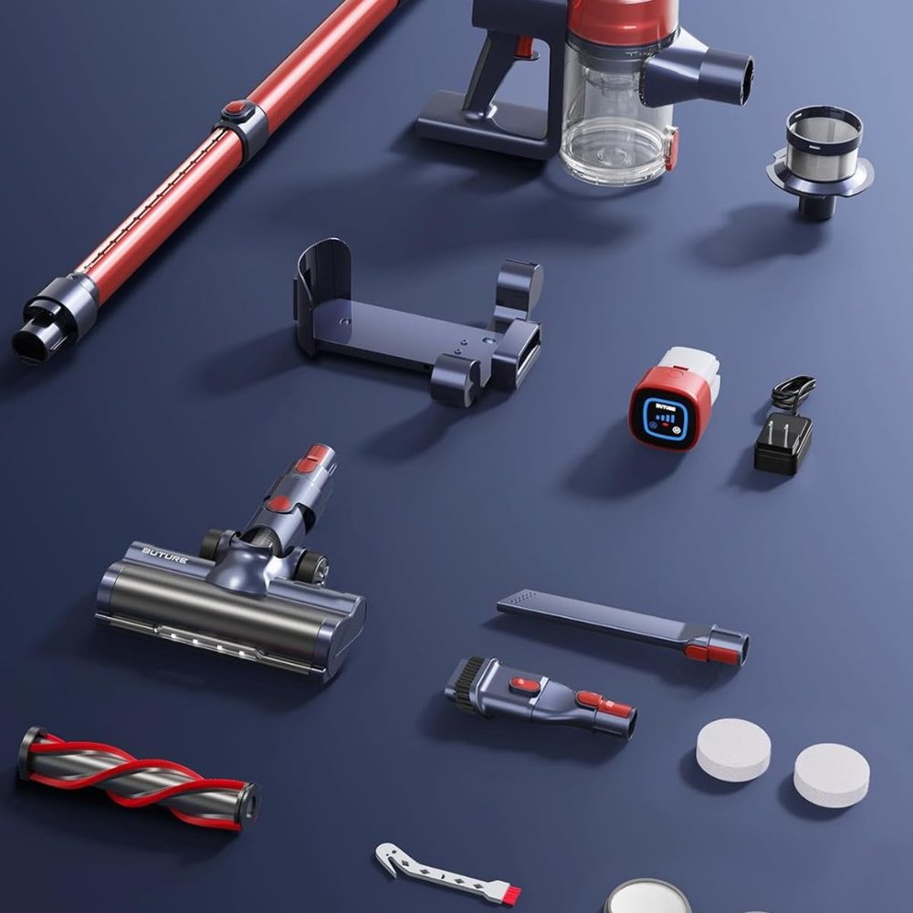 BuTure Cordless Vacuum Cleaner - 450W 38Kpa with Auto Mode Docking Station - Picture 4 of 8